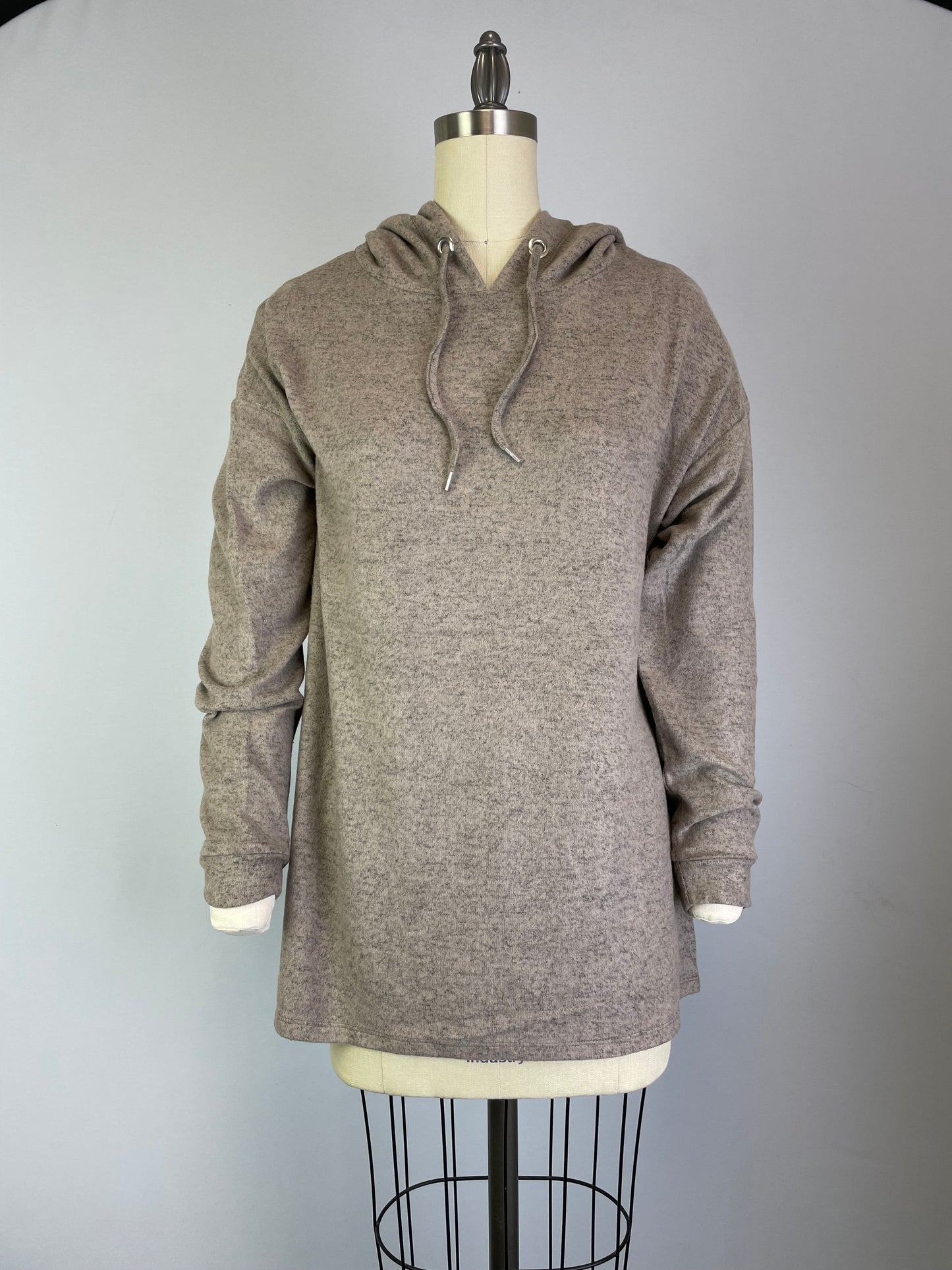 Hooded Sweater-like Top (D23555R Moonrock)