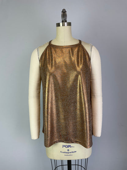 Foil Swing Tank Top - Coffee Copper (D190617)