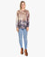 Dip Dye Sweatshirt w/ Side Seam Vents -- Butterfly (D190645)