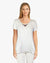 Swing Tee Shirt with Beads (D1953B) White S/S