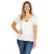 Swing Tee Shirt with Beads (D1953B) White S/S