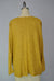 Sweater-like V Neck Foil Screen Top - Messing (D1993FS)