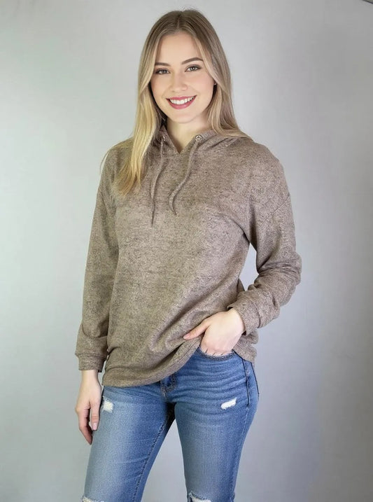 Hooded Sweater-like Top (D23555R Moonrock)