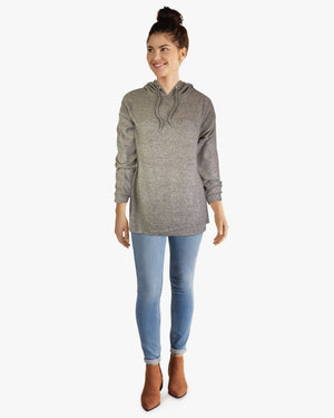 Hooded Sweater-like Top (D23555R Moonrock)
