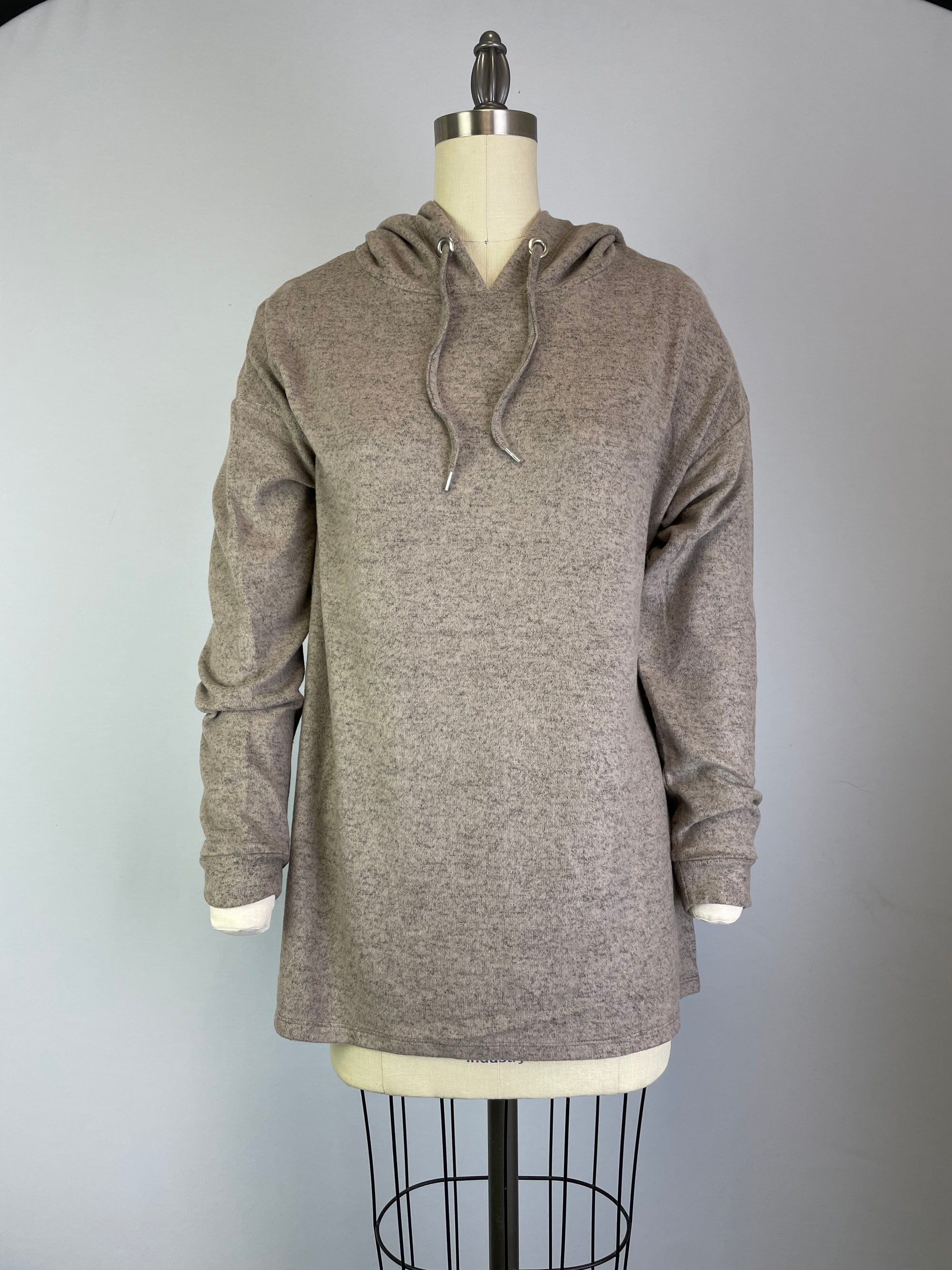Hooded Sweater-like Top (D23555R Moonrock)