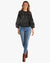 Oversized Crochet sweater-like Top -- Black (D26852)