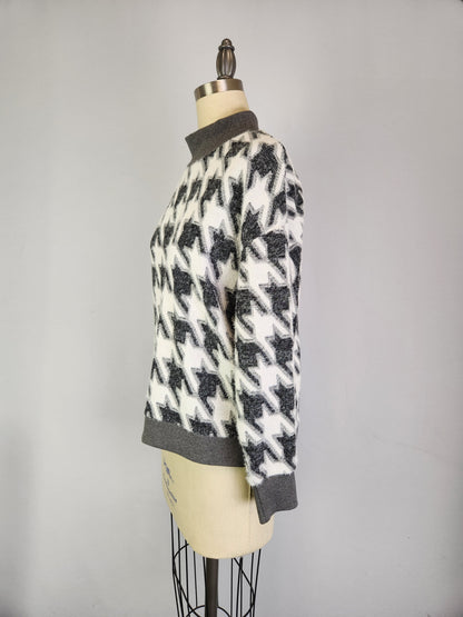 Mock Neck Jacquard Yummy (D28242 Tetro)