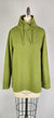 Quilted L/S High Collar Top -- D28367 Apple
