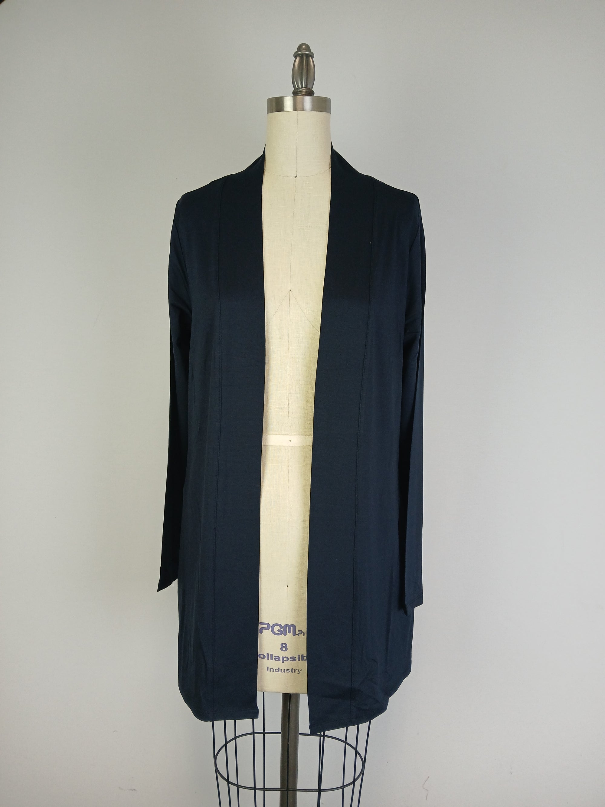 Open Front Cardigan -- Navy (D28516CR)