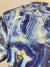 Printed Knit Top -- Blue Marble Design S/S (D28808)
