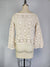 Boatneck Crochet Sweater (D3010) Beigh