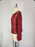 Boatneck Crochet Sweater (D3010) Bourdeaux