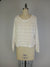 Ribbon Lace Drop Shoulder Top -- Whisper White (D3877)