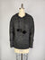 Hooded Sweater-like Top w/ Puff Ball Drawstring - TETRO (D400)