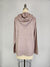 Hooded Sweater-like Top w/ Puff Ball Drawstring - Pambe (D400)