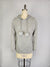 Hooded Sweater-like Top w/ Puff Ball Drawstring - Dk Grey Mélange (D400)