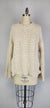 Scallop Stitch Crew Neck Sweater (D9343)