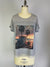 Knit Print Top with Mesh Printed Overlay S/S (D960WS)