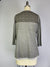Oil Dye 3/4 Sleeve Back Yoke Tee
