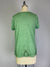 Short Sleeve Oil Dye Embroidered Hem Top (D190242) Agave