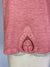 Short Sleeve Oil Dye Embroidered Hem Top (D190242) Cashmere Rose