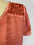 Oil Dye Lace Back Yoke Top (D190682) Desert Sand