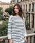 Tunic Stripe Pullover Sweater (D14814)