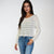Ribbon Lace Drop Shoulder Top -- Whisper White (D3877)