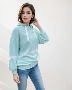 Hooded Cotton Sweatshirt Tie Dye  Kona Walker (Y26536)