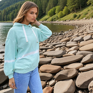 Hooded Cotton Sweatshirt Tie Dye  Kona Walker (Y26536)