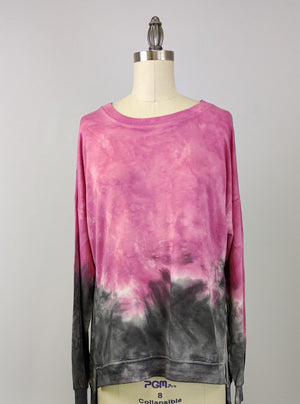 Dip Dye Sweatshirt w/ Side Seam Vents -- Beau Falcon (D190645)