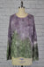 Dip Dye Sweatshirt w/ Side Seam Vents-- Cendre Rosin (D190645)