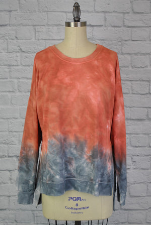 Dip Dye Sweatshirt w/ Side Seam Vents