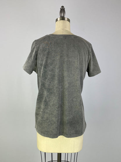 Mineral Wash One Pocket Tee -- Night S/S (D190663)