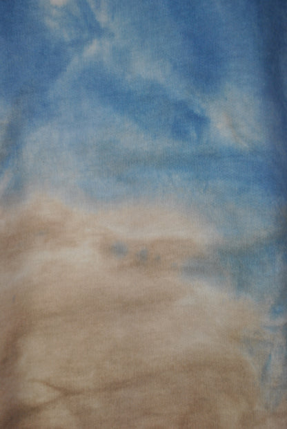Cutoff Sleeve Tie Dye Top -- Fjord Moonrock S/S (D190692)