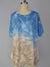 Cutoff Sleeve Tie Dye Top -- Fjord Moonrock S/S (D190692)
