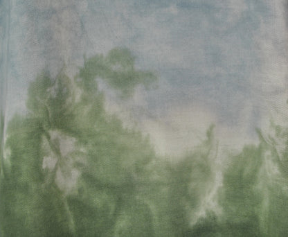Cutoff Sleeve Tie Dye Top -- Grizzly Stone S/S (D190692)