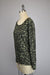 Cheetah Print Pullover Top - D2248 (Cactus)