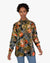Mock Neck Sweater-like Top - Orange Rose Floral D24671