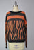 Sweater-like Yummy Top - Orange Zebra (D90101)