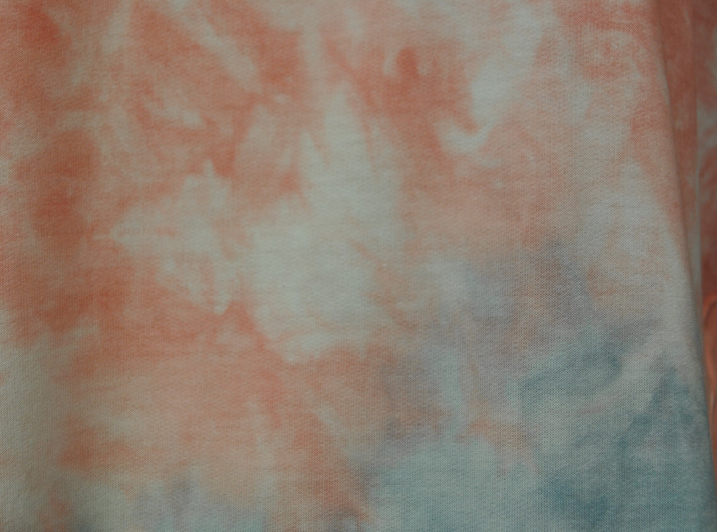 Cutoff Sleeve Tie Dye Top -- Desert Sand Misty Fog S/S (D190692)